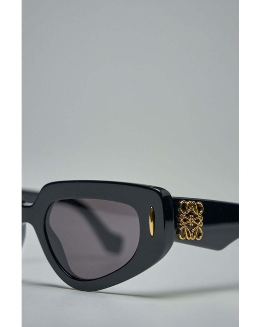Loewe White Cat Eye Frame Sunglasses