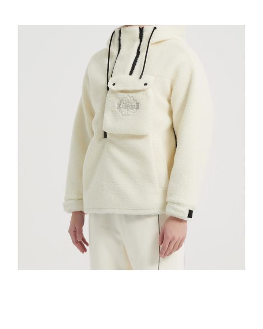 LIU REGALI White Half-Zip Jacket for men