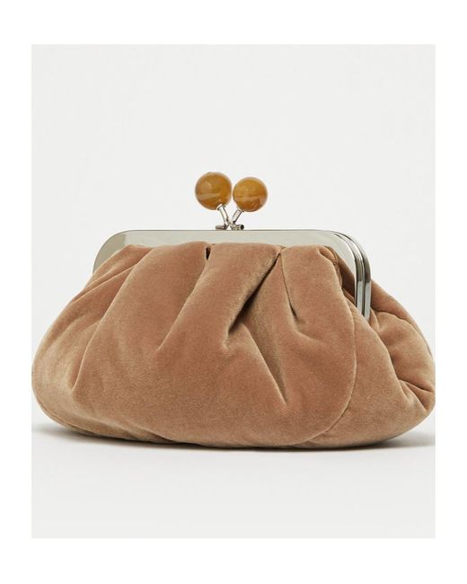 Weekend by Maxmara Brown Small Pasticcino Clutch