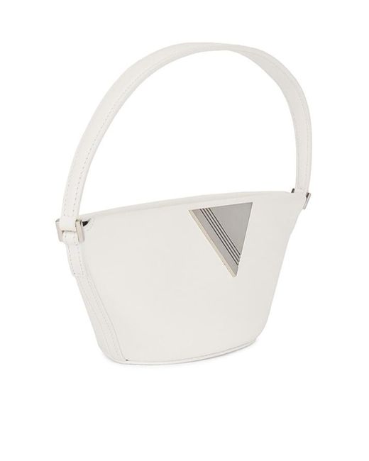 The Attico White The Piccola Shoulder Bag