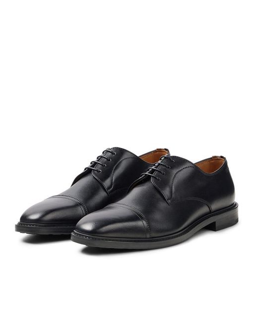 Boss Black Solid Color Loafers for men