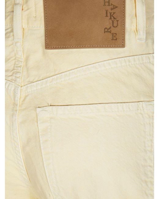 Haikure Natural Bibi Twill 45 Straight-Leg Jeans