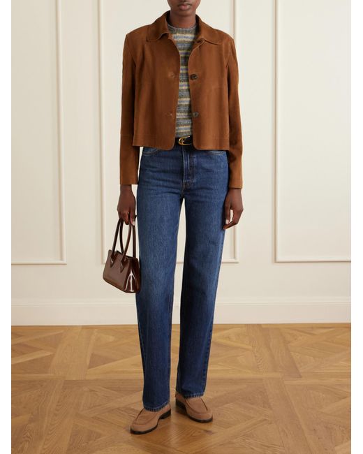 Tod's Brown Round-Toe Loafers