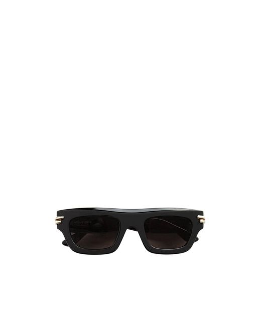 Bottega Veneta Black Eyewear Rectangle Frame Sunglasses for men