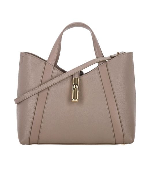 Furla Brown Goccia S Tote Bag