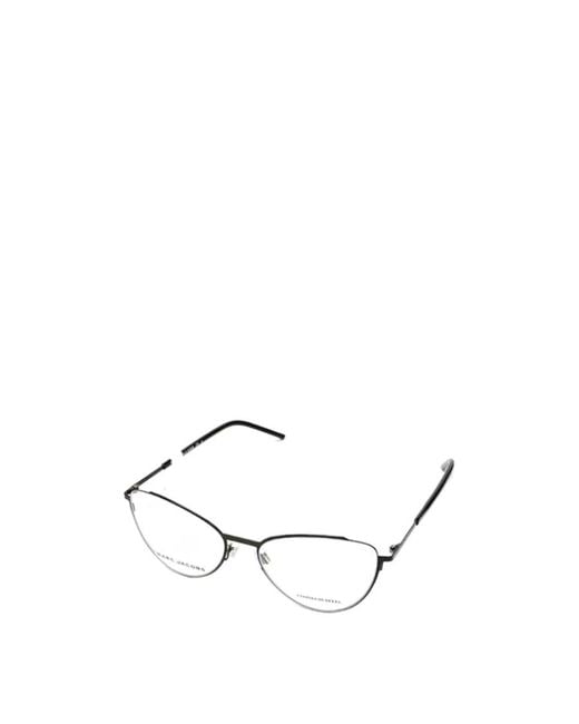 Marc Jacobs White Cat's Eye Flat Lens