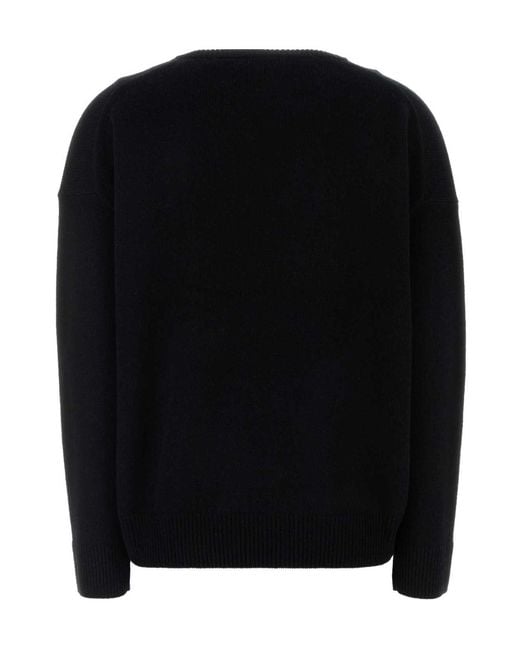 Co. Black V-Neck Long Sleeve Knitwear