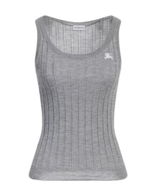 Burberry Gray Tops