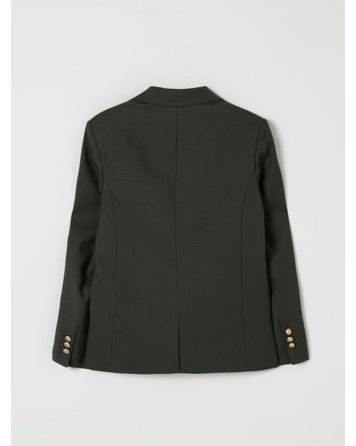 Balmain Green Buttoned Jacket