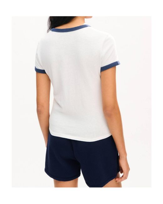 KENZO White Logo Printed Crewneck T-Shirt