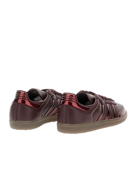 Adidas Originals Brown Samba Og Lace-Up Sneakers