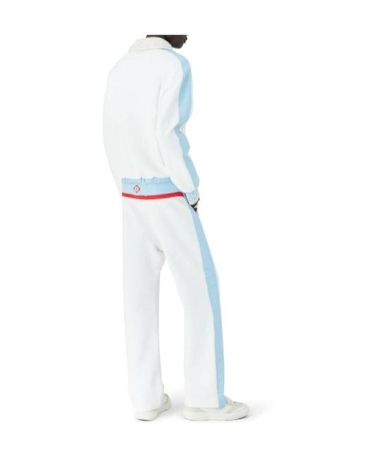 Casablanca White Zip-Up Ski Jacket for men