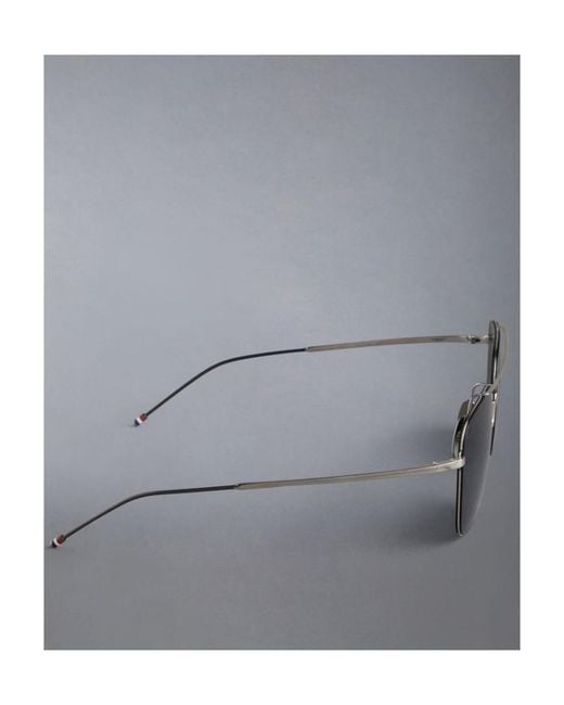 Thom Browne Black Eyewear Squared Frame Sunglasses