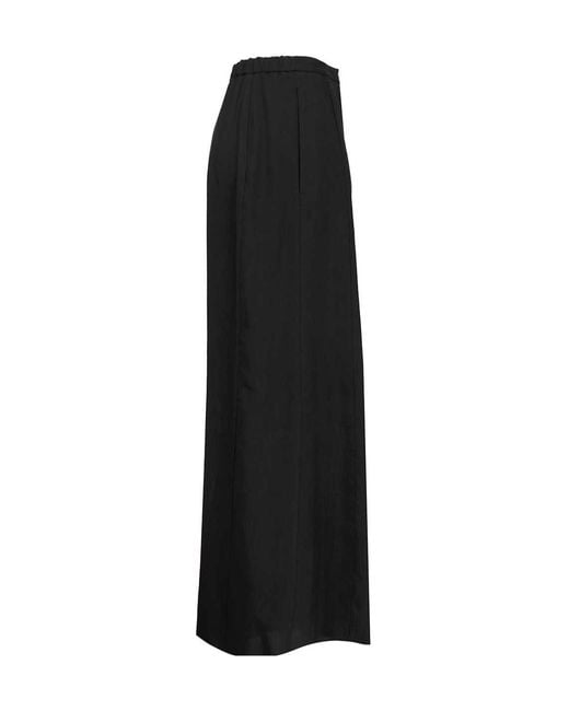 Forte_forte Black Flared Tailored Pants