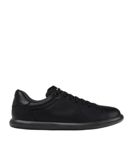 Camper Black Lace-Up Low-Top Casual Shoes