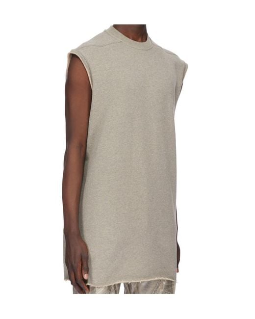 Rick Owens Brown Tarp T-Shirt for men