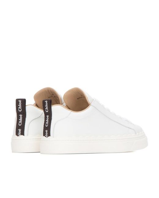 Chloé Blue Chloé Lauren Lace-Up Sneakers