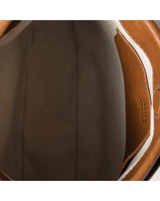 Miu Miu Brown Leather Strap Pouch