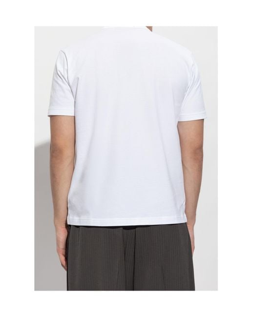 Comme des Garçons White Short-Sleeved T-Shirt for men