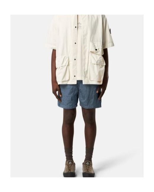 Stone Island Blue Comfort-Fit Shorts With Elasticated Waist for men