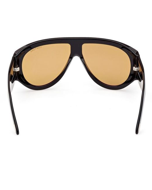 Tom Ford Metallic Logo Sunglasses for men