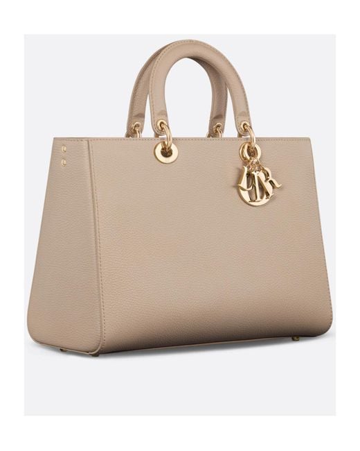 Dior Natural Large Lady D-Sire Bag