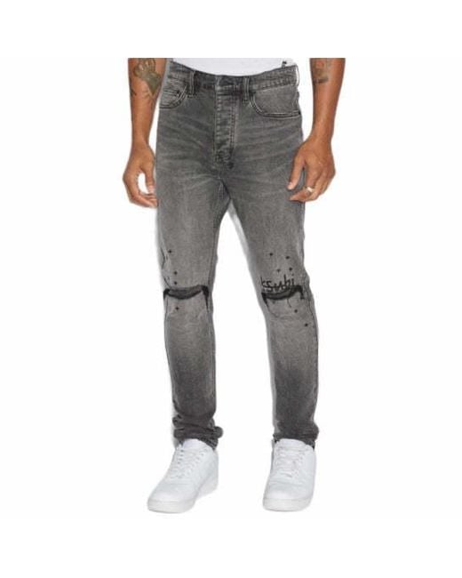 Ksubi Gray Belt-Loop Jeans for men