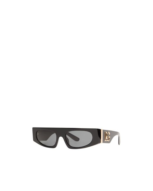 Dolce & Gabbana White Solid Color Square Sunglasses
