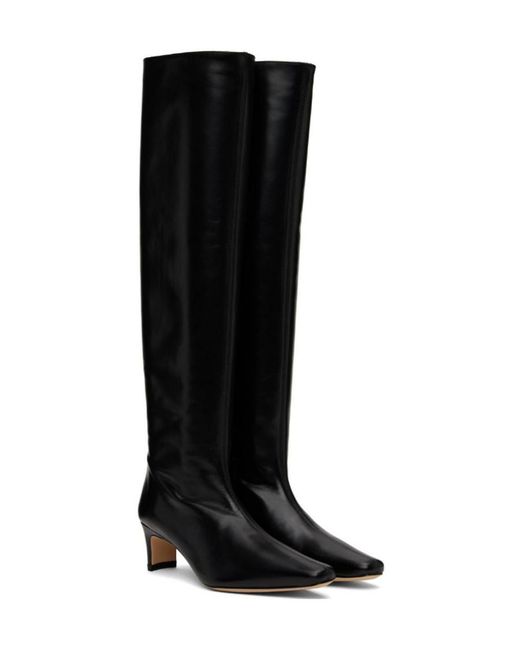 Staud Black Wally Pointed Boots