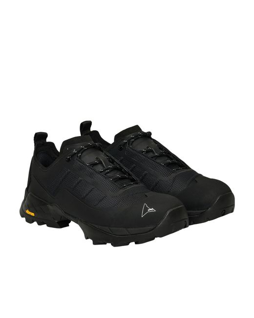 Roa Black Katharina Lace-Up Sneakers for men