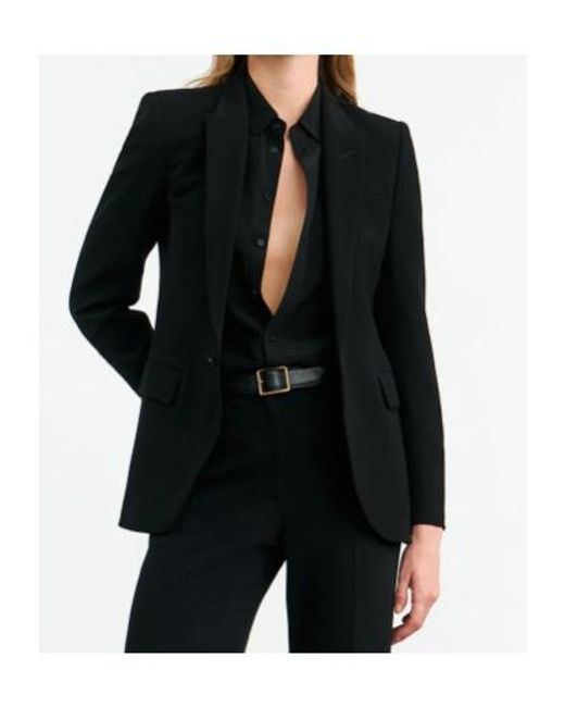 Nili Lotan Black Anabel Blazer