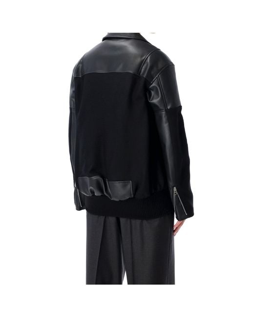 Junya Watanabe Black Bomber Jacket