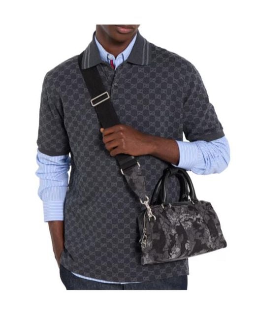 Gucci Black Gg Small Duffle Bag for men