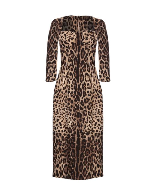 Dolce & Gabbana Natural Sheath Dresses