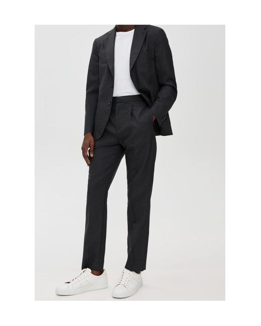 Officine Generale Black Straight-Leg Casual Trousers for men