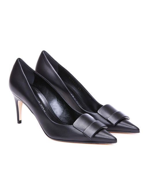 Sergio Rossi Blue Pointed-Toe Pump