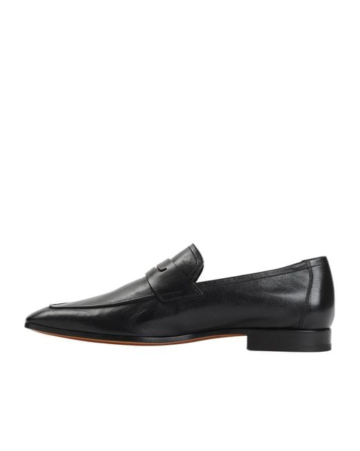 Berluti Black Round Head Business Casual Shoes for men