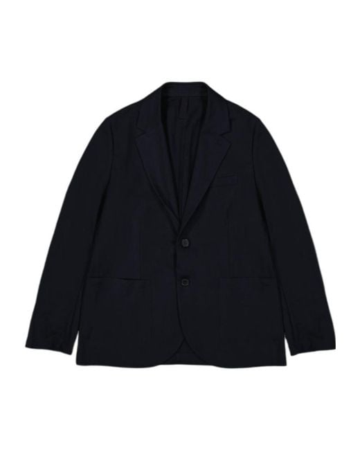Harris Wharf London Blue Travel Blazer for men