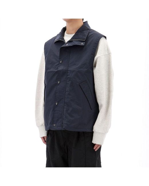 Nanamica Blue 2L Pertex Unlimited Field Vest for men
