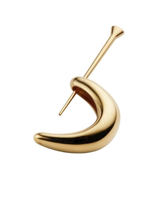 Bottega Veneta Metallic Ellipse Hair Clip