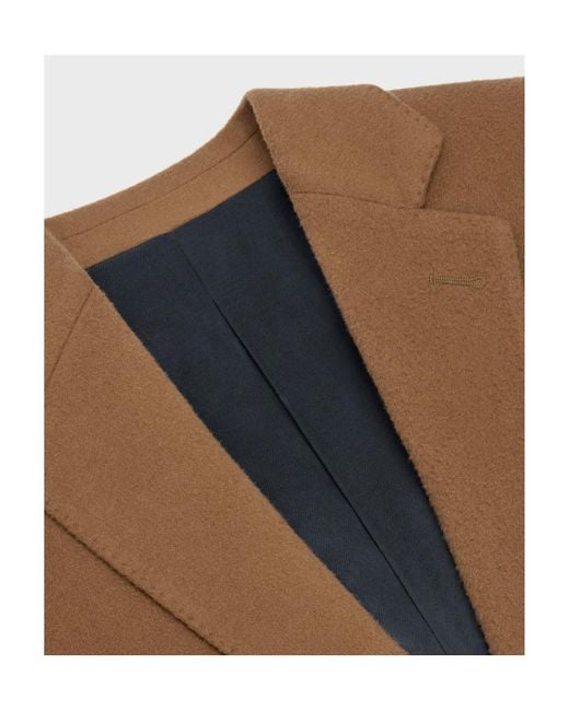Céline Brown Notch Collar Coat