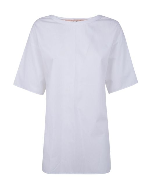 N°21 White Short-Sleeves T-Shirt