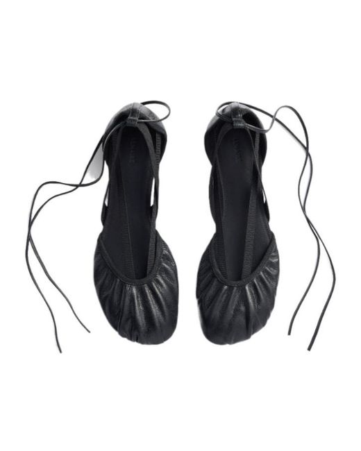 Lemaire Black Flat Pedille Ballerinas