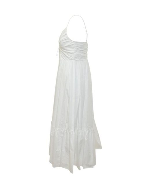 Michael Kors White One-Shoulder Dress