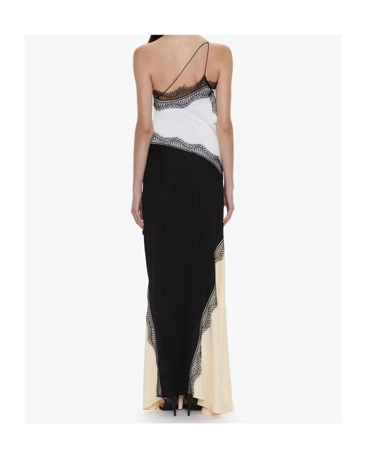 Christopher Esber Multicolor Keira Lace-Trim Maxi Dress