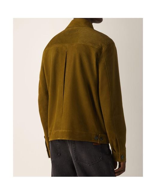 Zegna Green Chest-Pocket Jacket for men