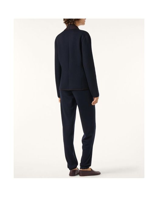 Loro Piana Blue Wool Blend Casual Jacket