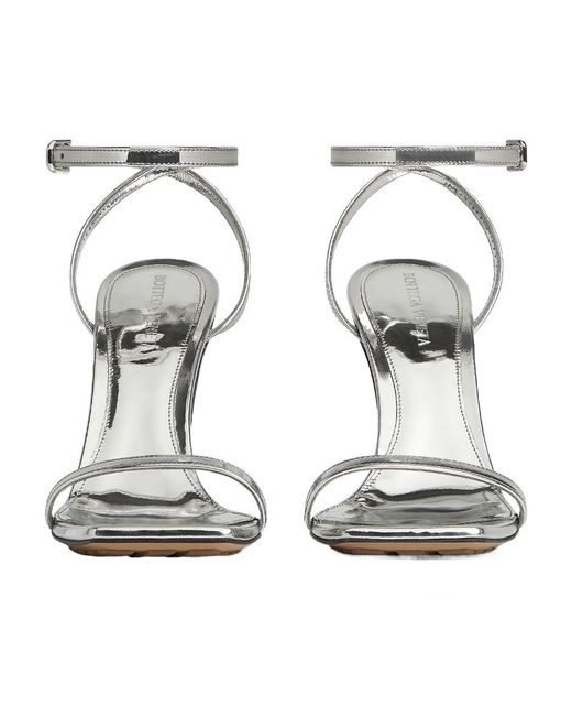 Bottega Veneta White Knot Sandals