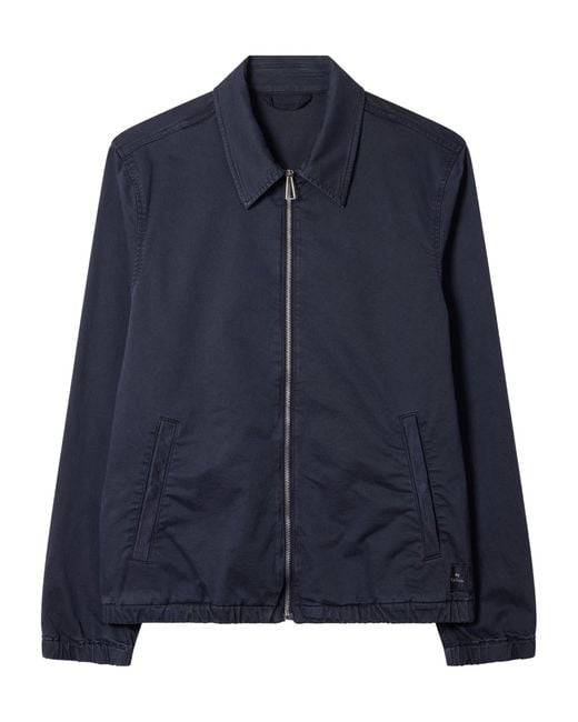Paul Smith Blue Collared Jacket for men