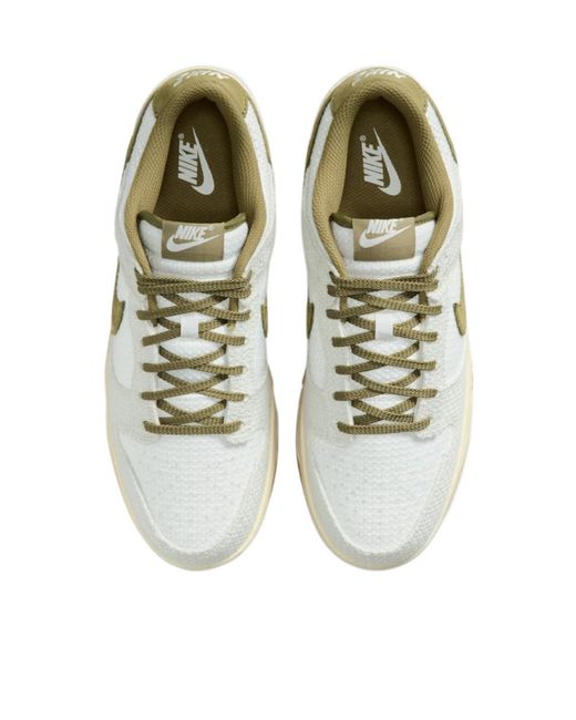 Nike White Dunk Low Retro Sneakers for men